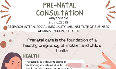 Pre-Natal Consultation - Infographics by Yahya Shahid