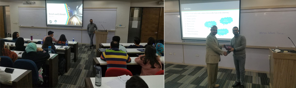 A guest speaker session on e-retailing